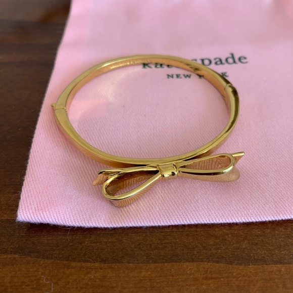 kate spade Jewelry New With Dust Bag Kate Spade Golden Gold Bow